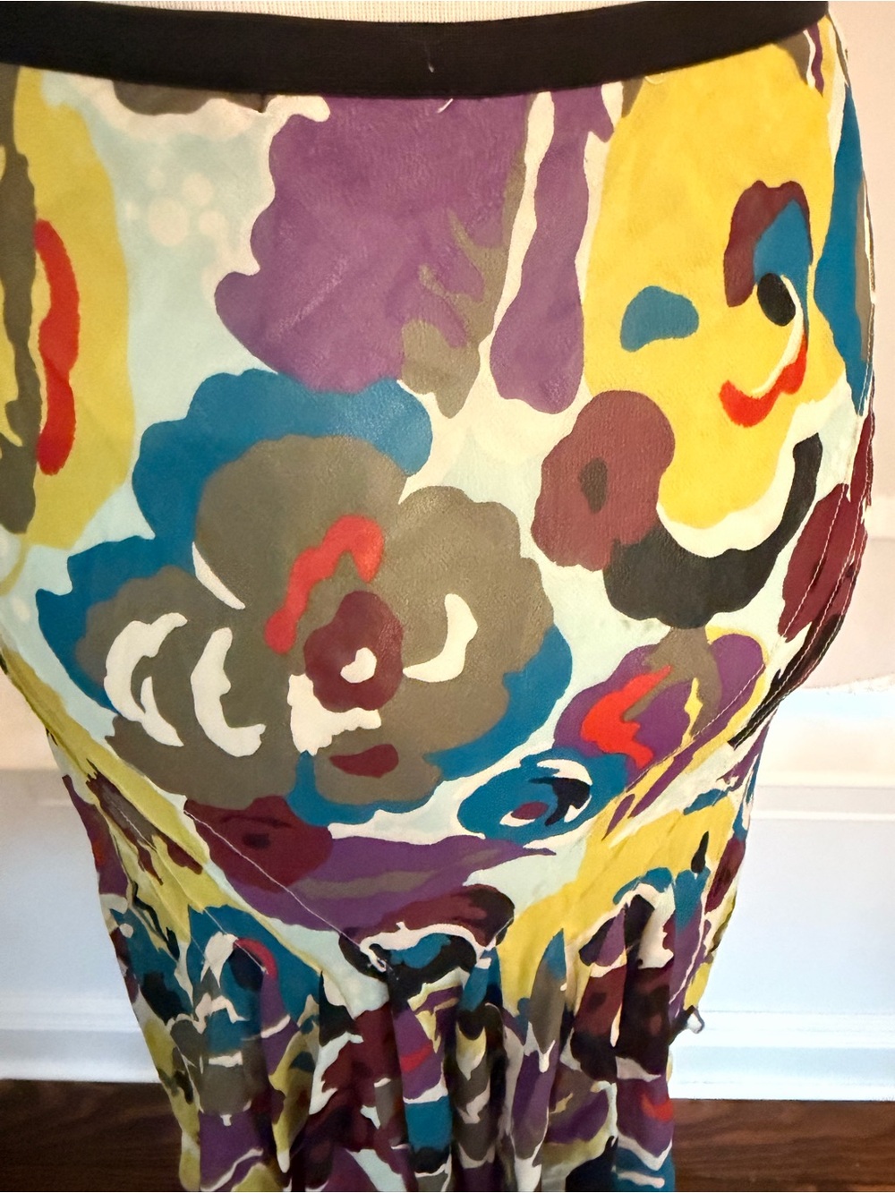 Ideology Multi-Color Floral Circle Skirt - Picture 7 of 8